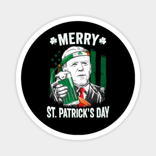 Funny Leprechaun Biden Merry St. Patrick's Day Magnet